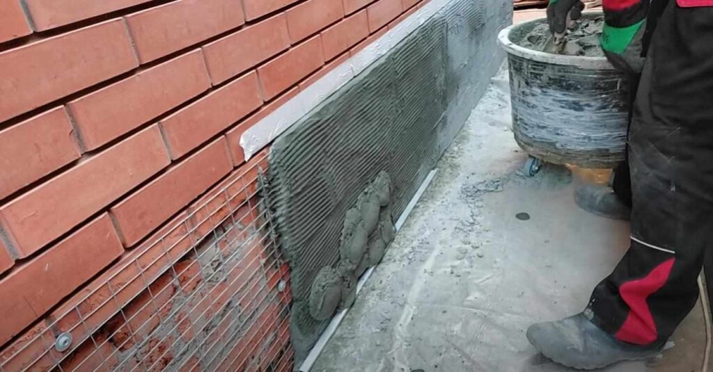 Отделка фасада декоративной штукатуркой Отделка фасада декоративной штукатуркой