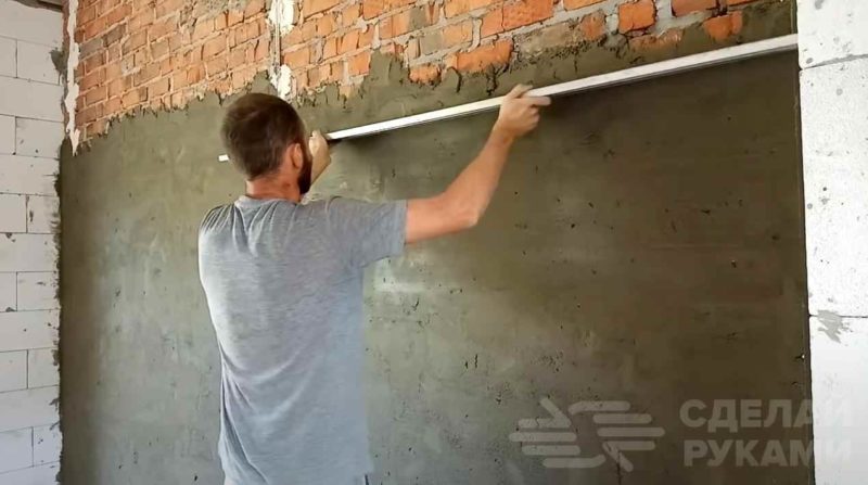 Штукатурка стен цементной штукатуркой своими руками Штукатурка стен цементной штукатуркой своими руками